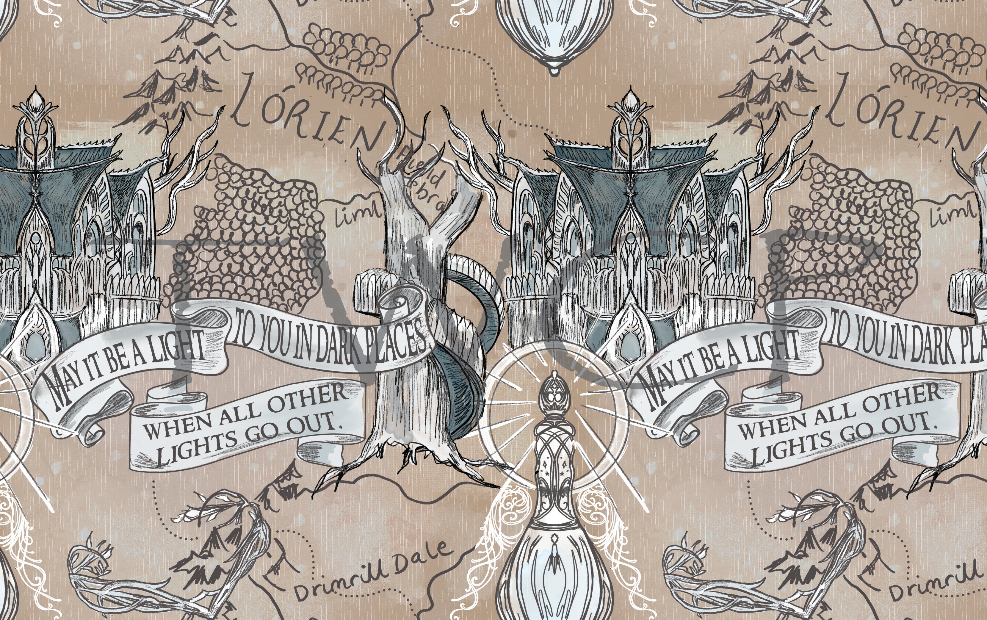 Inspired Design Illustrations - LOTR 16