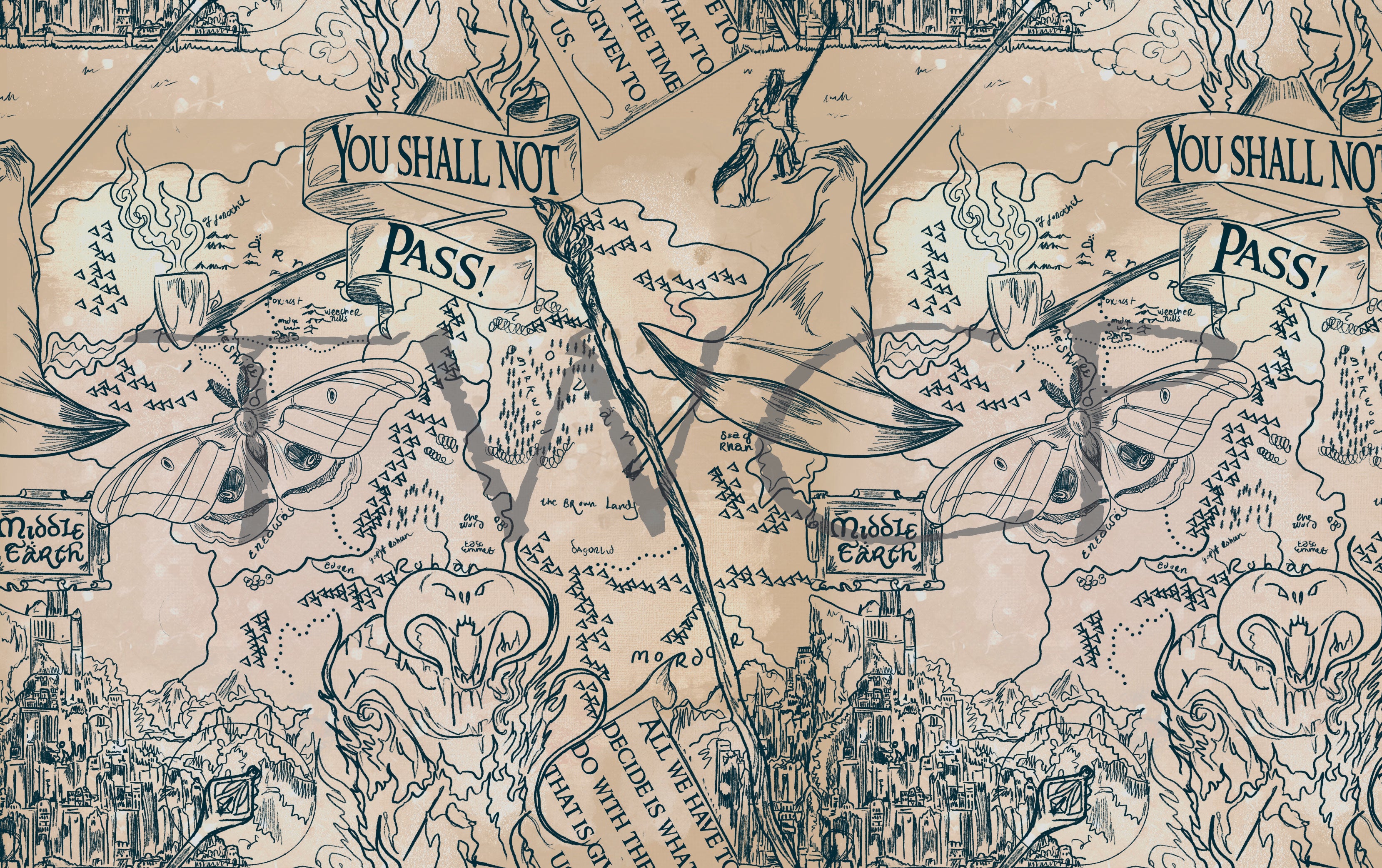 Inspired Design Illustrations - LOTR 17