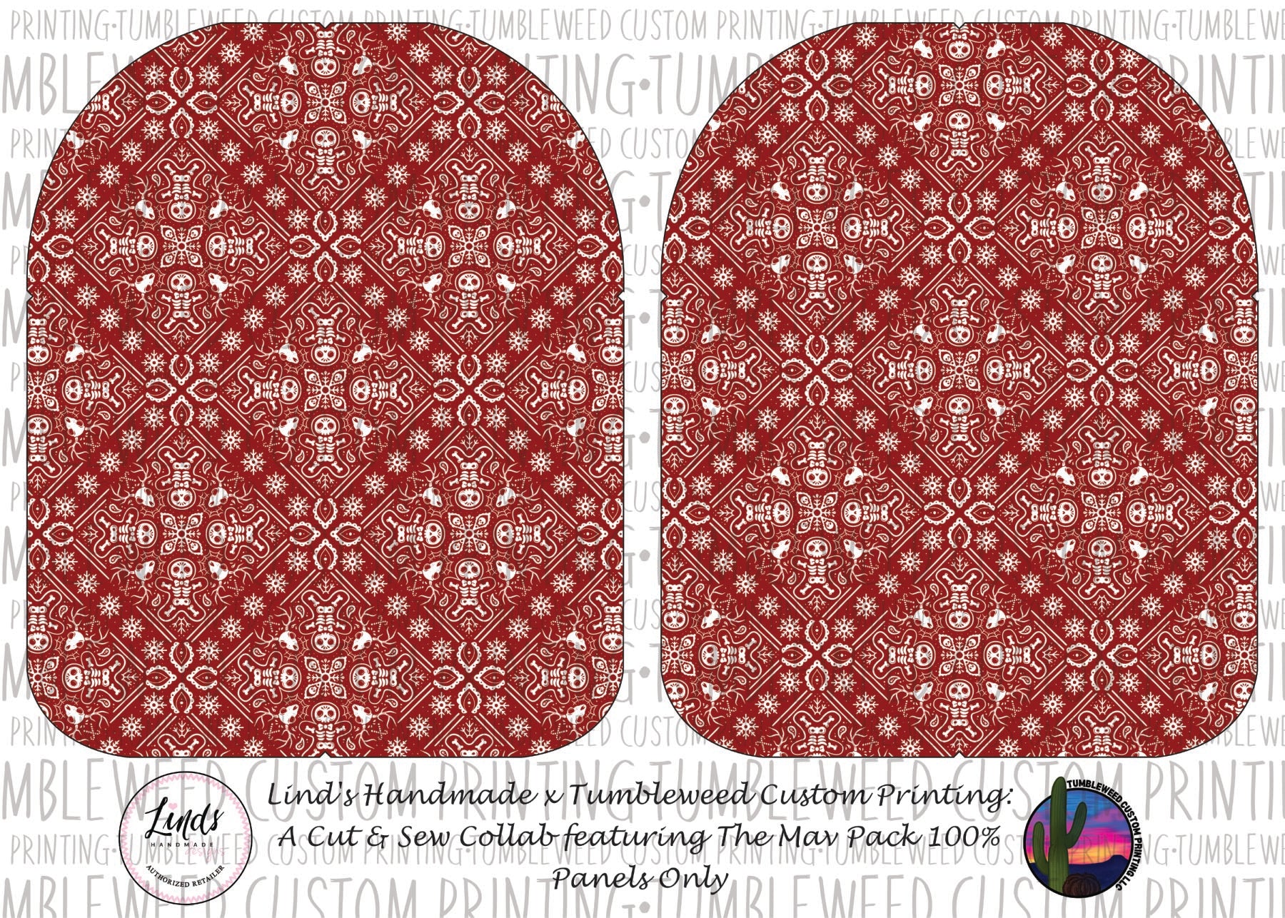 Lind's Handmade - Mav Pack 100% - Xmasdana Red