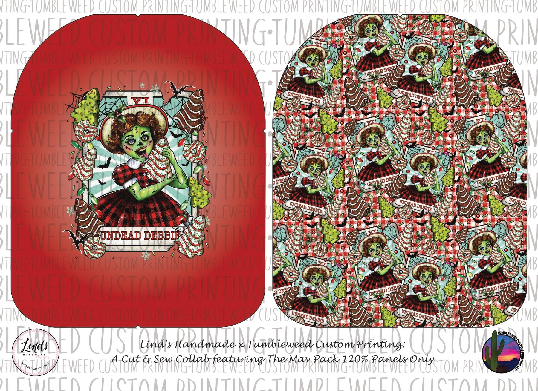 Lind's Handmade - Mav Pack 120% - Undead Debbie Red