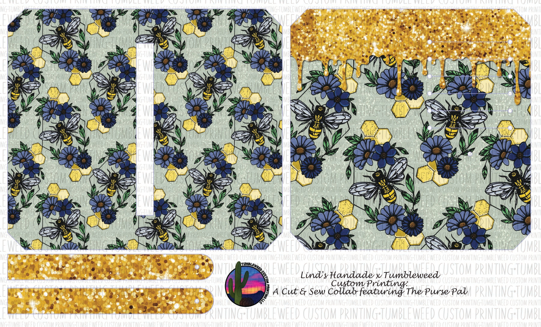 Lind's Handmade - Purse Pal - Floral 2