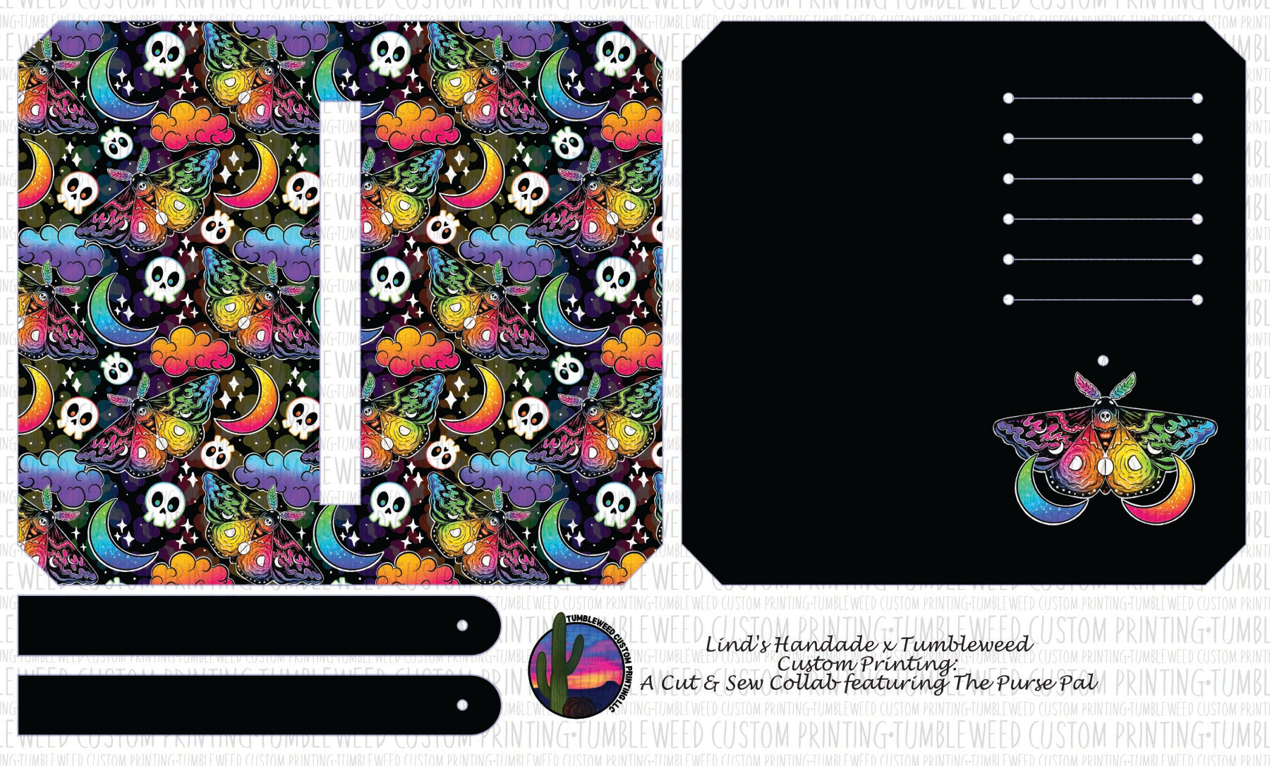 Lind's Handmade - Purse Pal - Hex Floral 3