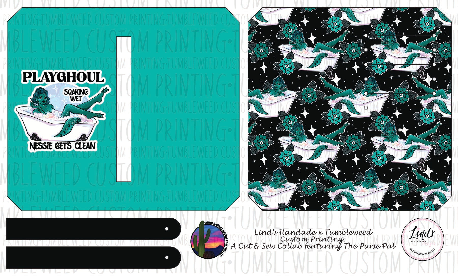 Lind's Handmade - Purse Pal - Playghoul Nessie