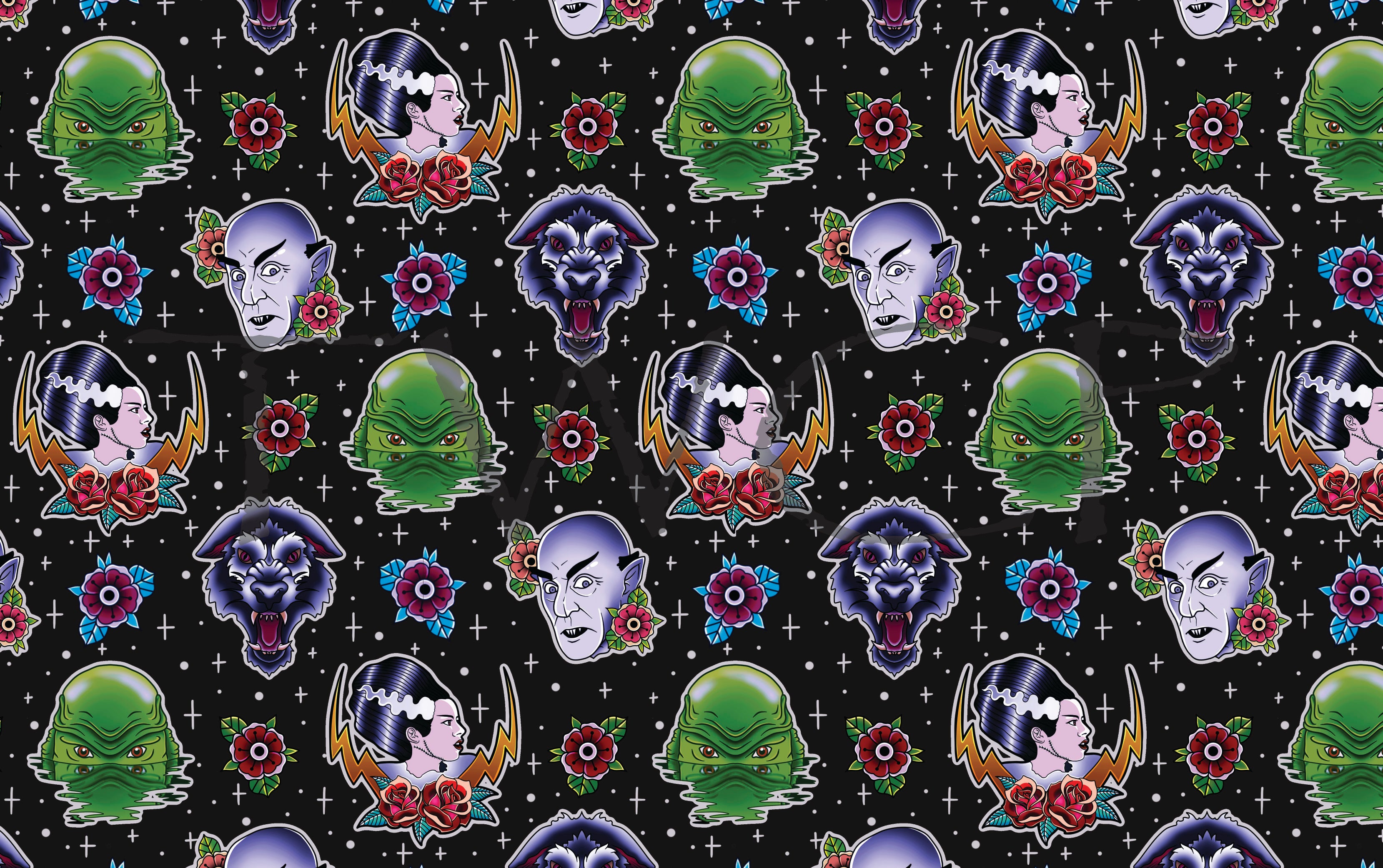 Malevolent Prints - Traditional Monsters