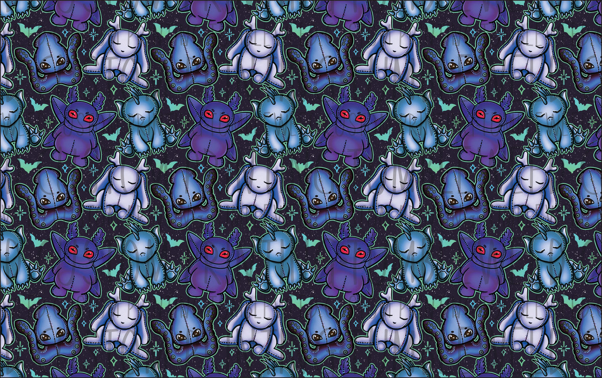 Malevolent Prints - Cryptid Plushie Mashup V1