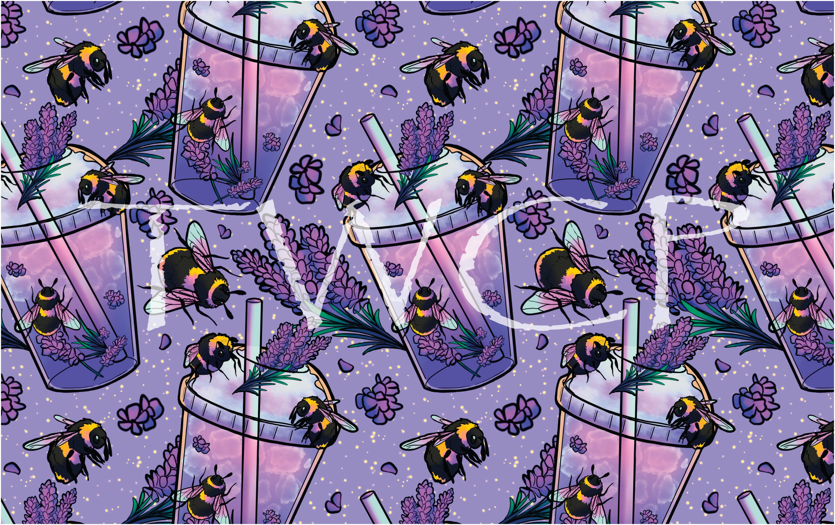 Malevolent Prints - Cup of Bees