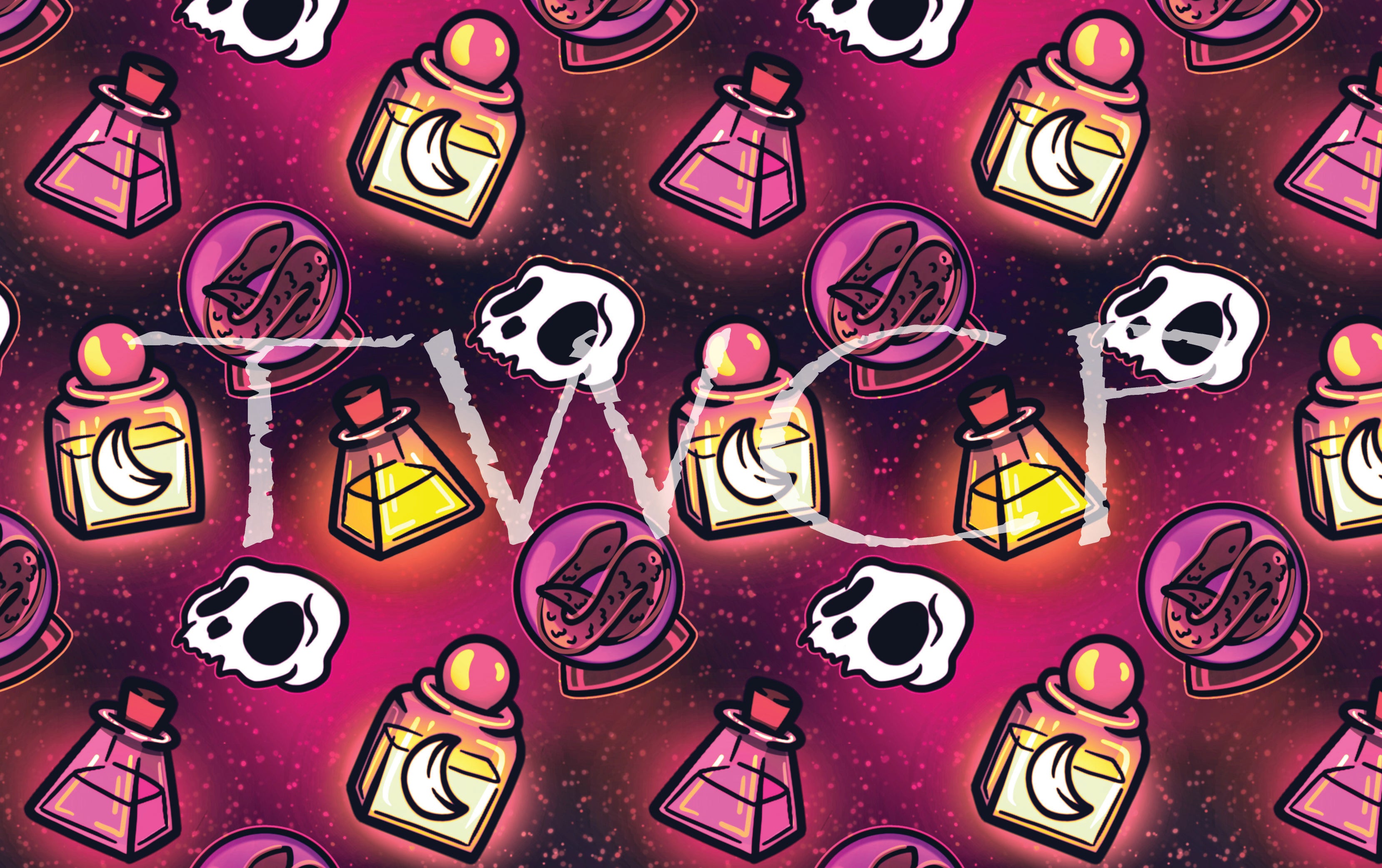 Malevolent Prints - Pocket Potion Red