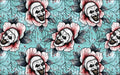 Milkteef Designs - Art Flower Blue