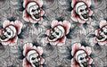 Milkteef Designs - Art Flower Grey