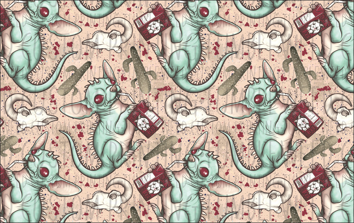 Milkteef Designs - El Chupacabra Beige