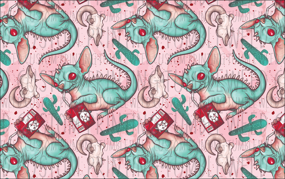 Milkteef Designs - El Chupacabra Pink