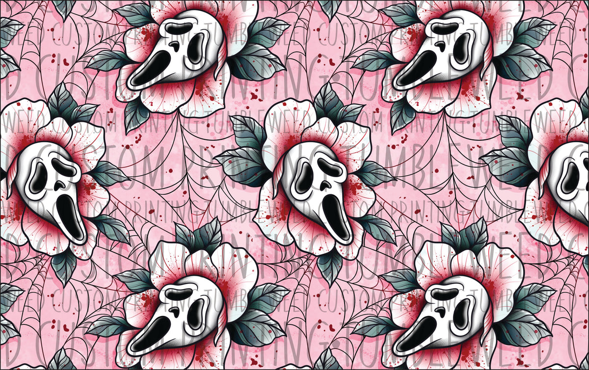 Milkteef Designs - Ghost Flower Pink