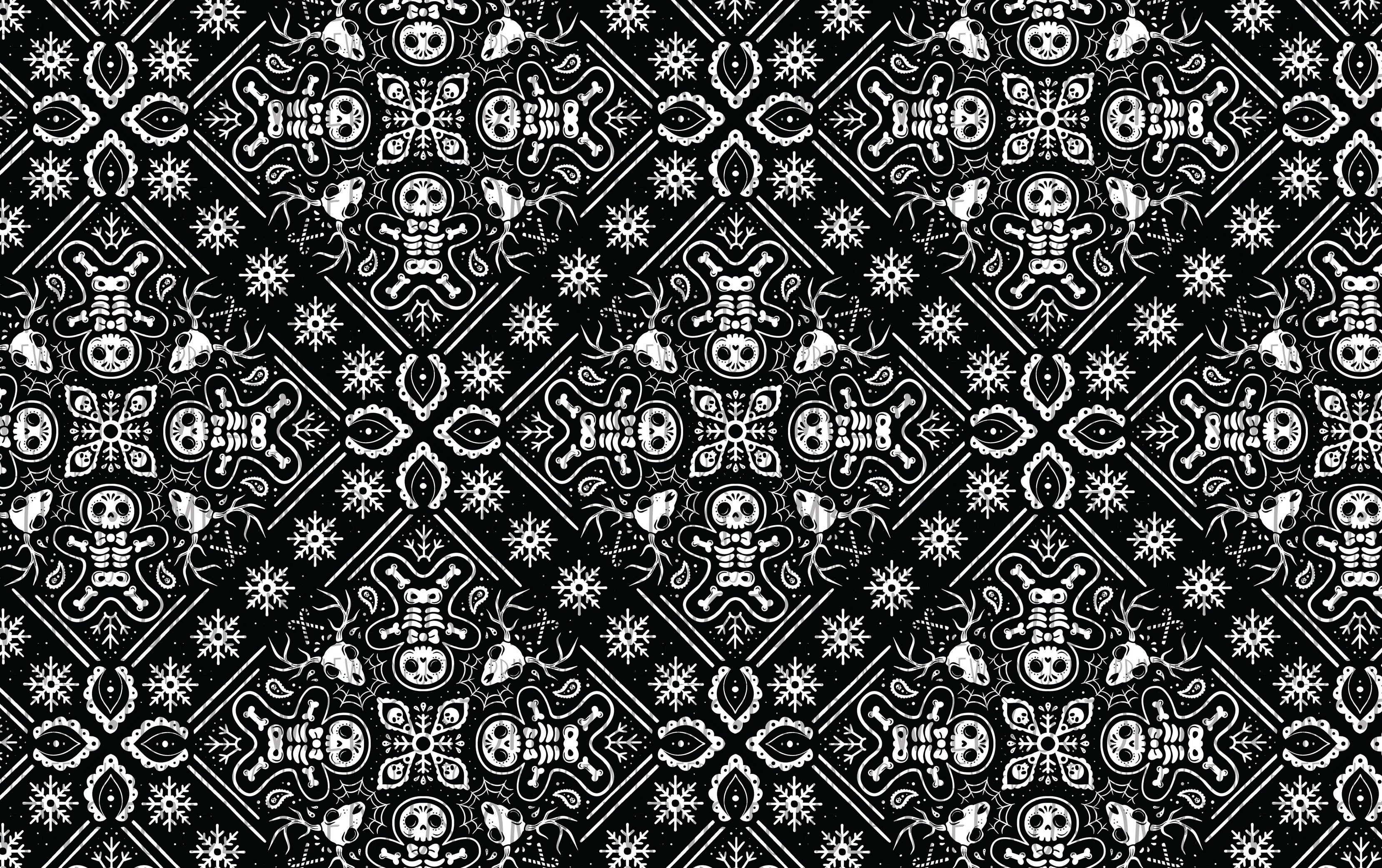 Milkteef Designs - Xmas-dana Black