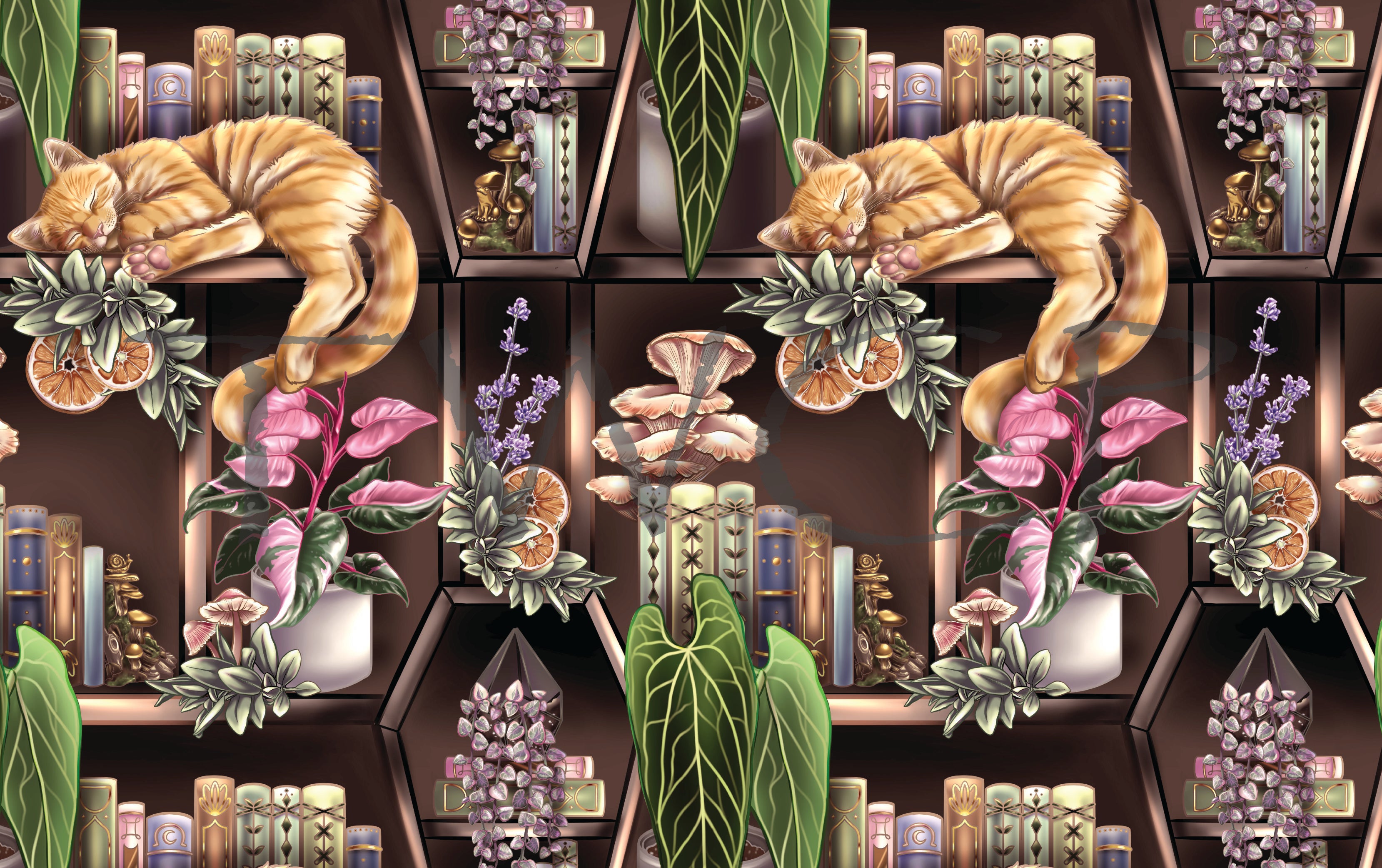 Pawsitive Paints - Bookish Cats V1