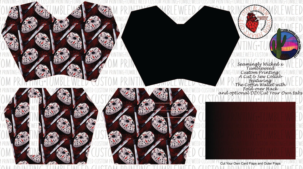 Seamingly Wicked - Claudia Bifold Wallet - Horror 10