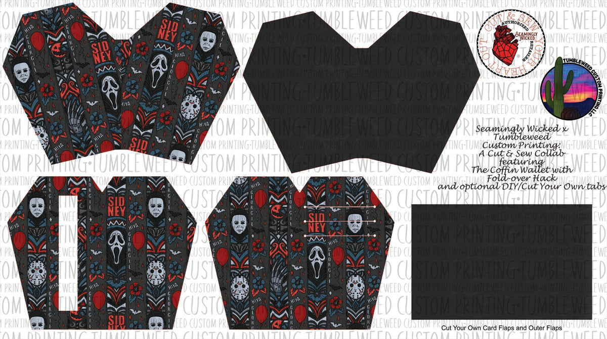 Seamingly Wicked - Claudia Bifold Wallet - Horror 4