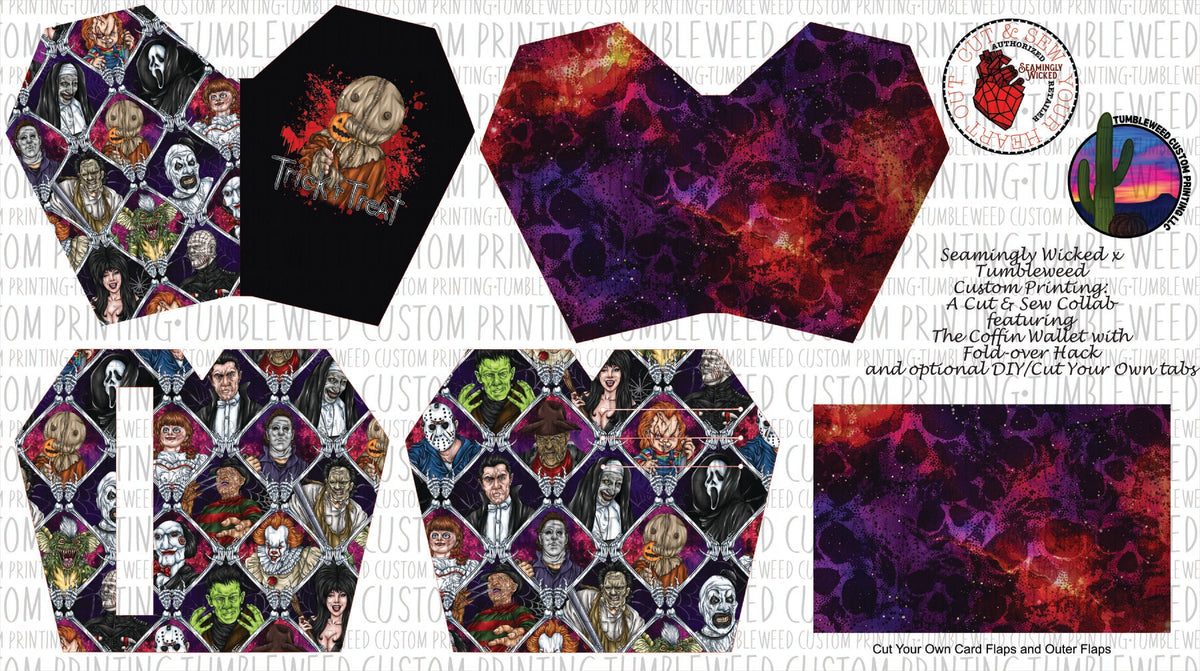 Seamingly Wicked - Claudia Bifold Wallet - Horror 5