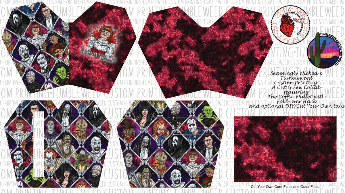 Seamingly Wicked - Claudia Bifold Wallet - Horror 8