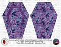 Seamingly Wicked - Coffin Handbag - AK Floral 1
