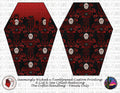 Seamingly Wicked - Coffin Handbag Panels 100% - Horror 11 Drip