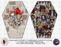Seamingly Wicked - Coffin Handbag Panels 100% - Horror 13