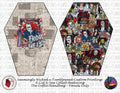 Seamingly Wicked - Coffin Handbag Panels 100% - Horror 15