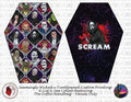 Seamingly Wicked - Coffin Handbag Panels 100% - Horror 4