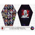 Seamingly Wicked - Coffin Handbag Panels 100% - Horror 5