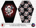 Seamingly Wicked - Coffin Handbag Panels 100% - Horror 8