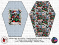 Seamingly Wicked - Coffin Handbag Panels 100% - The Cryptmas