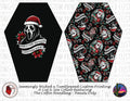 Seamingly Wicked - Coffin Handbag Panels 100% - Happy Horrordays V2