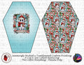 Seamingly Wicked - Coffin Handbag Panels 100% - The Minty Mocha