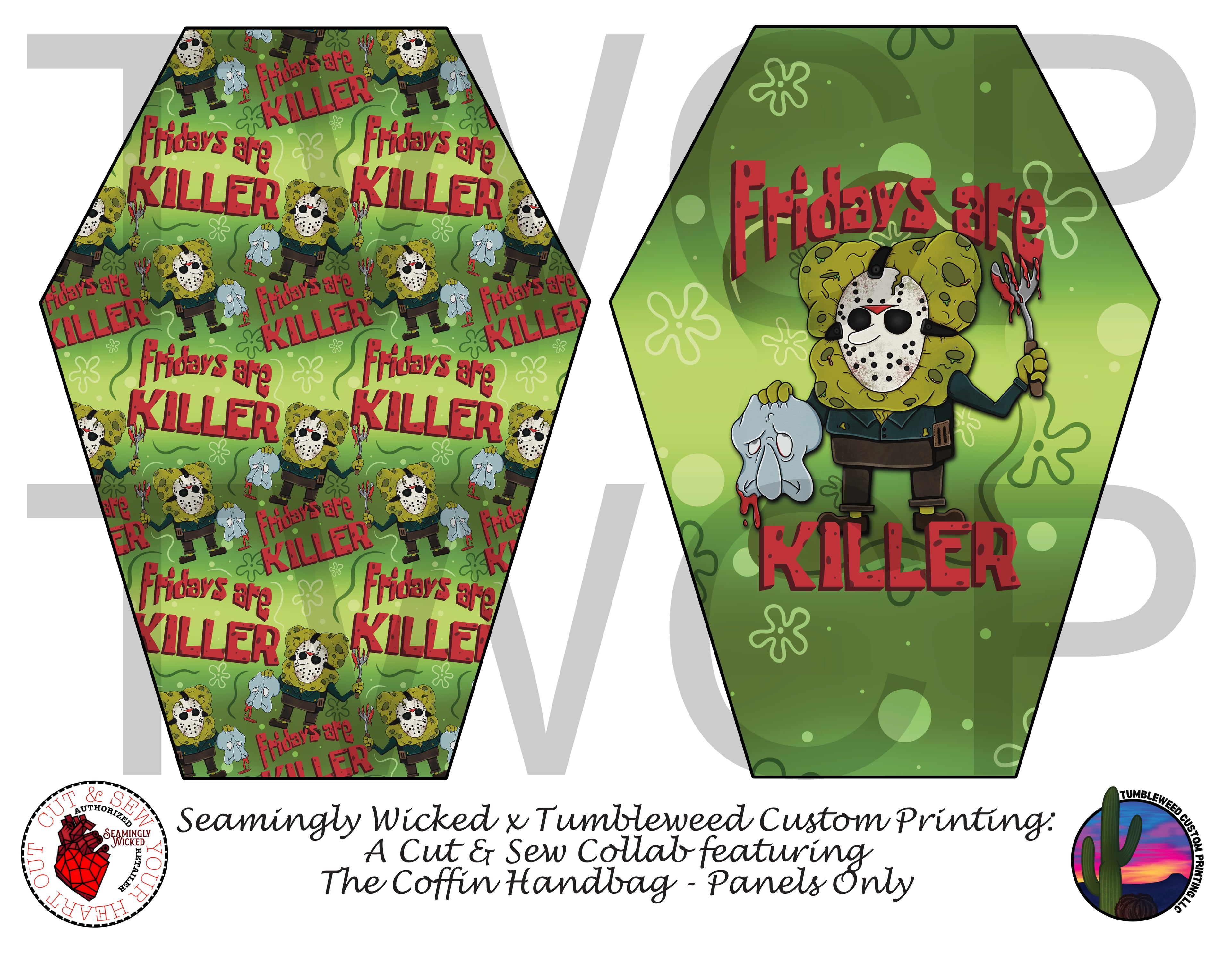 Seamingly Wicked - Coffin Handbag - Fridays are Killer