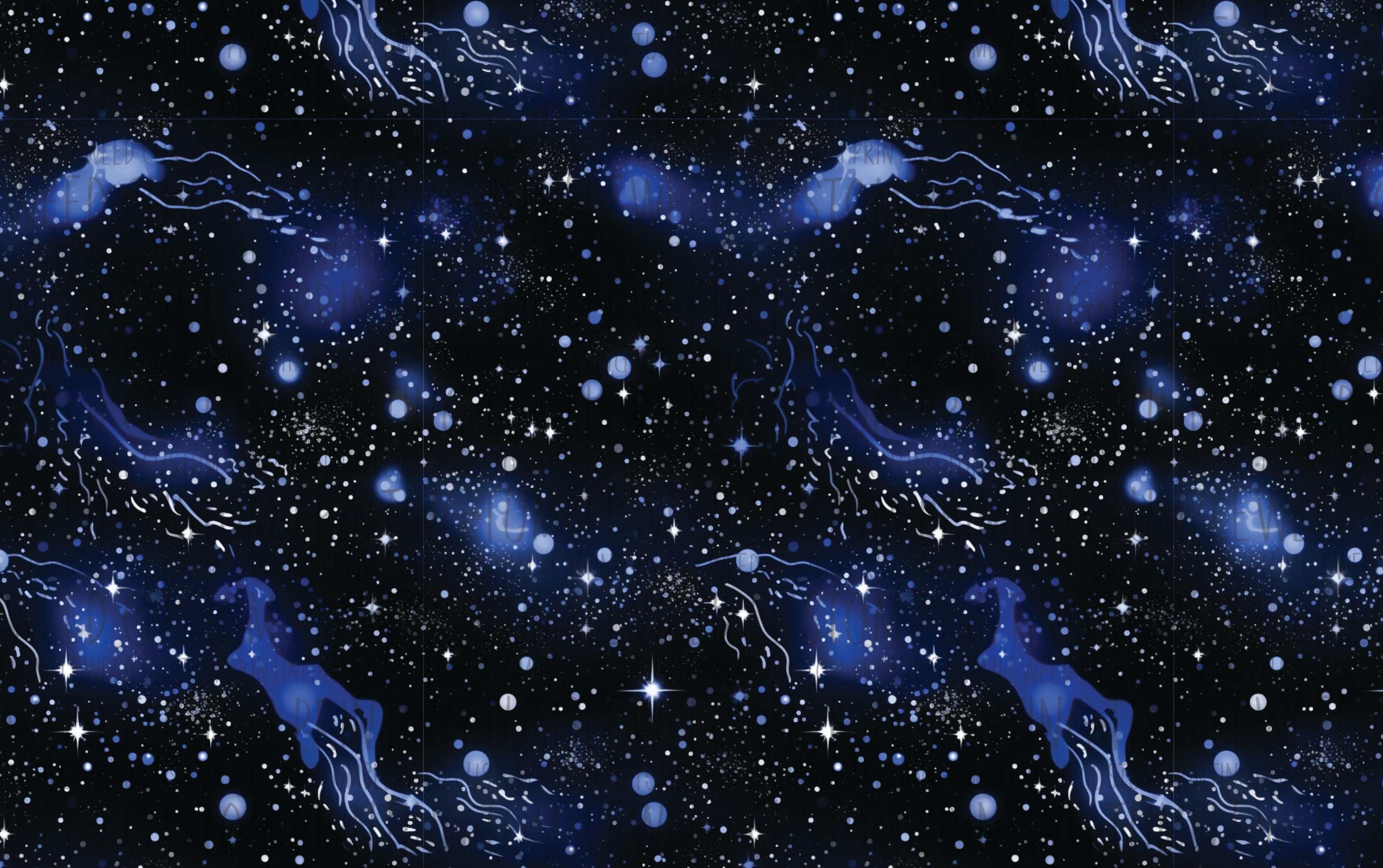 Digital Paper Mermaid - Space Wars 2b Coordinate