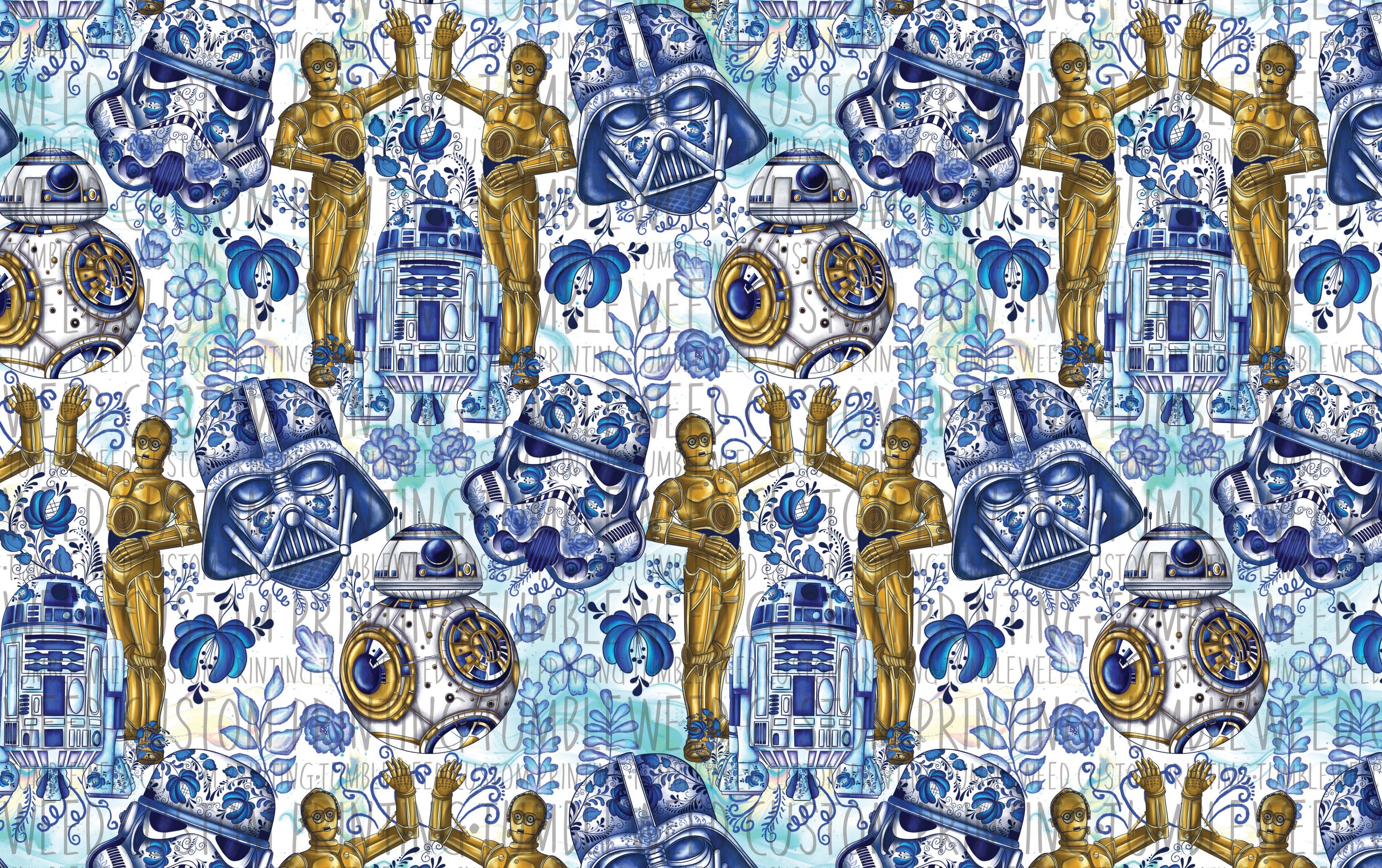Digital Paper Mermaid - Space Wars 1 Main