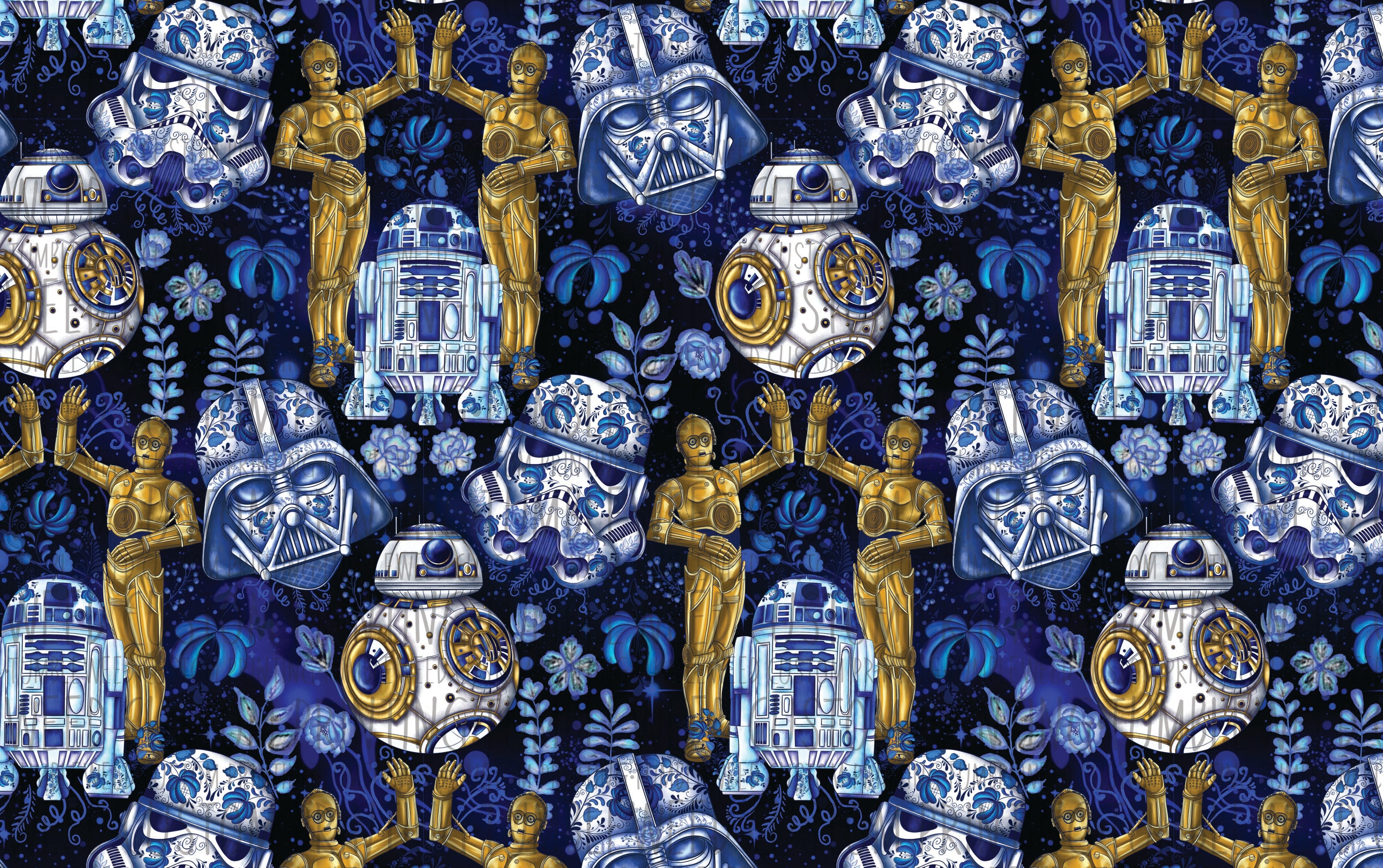 Digital Paper Mermaid - Space Wars 3 Main