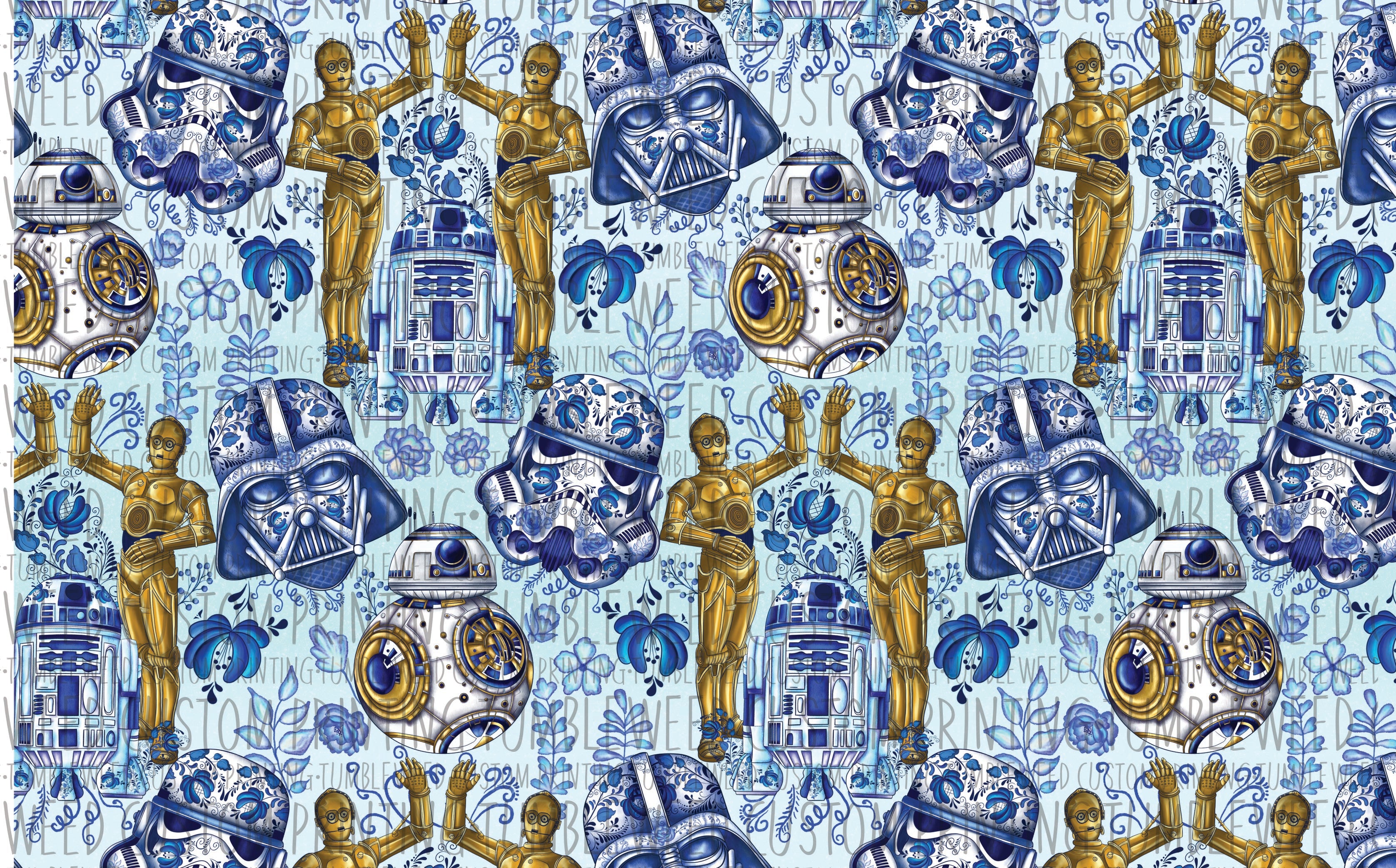 Digital Paper Mermaid - Space Wars 4 Main