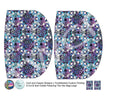 Cork & Copper Designs - The Hex Bag - Spookdala Blue & Purple