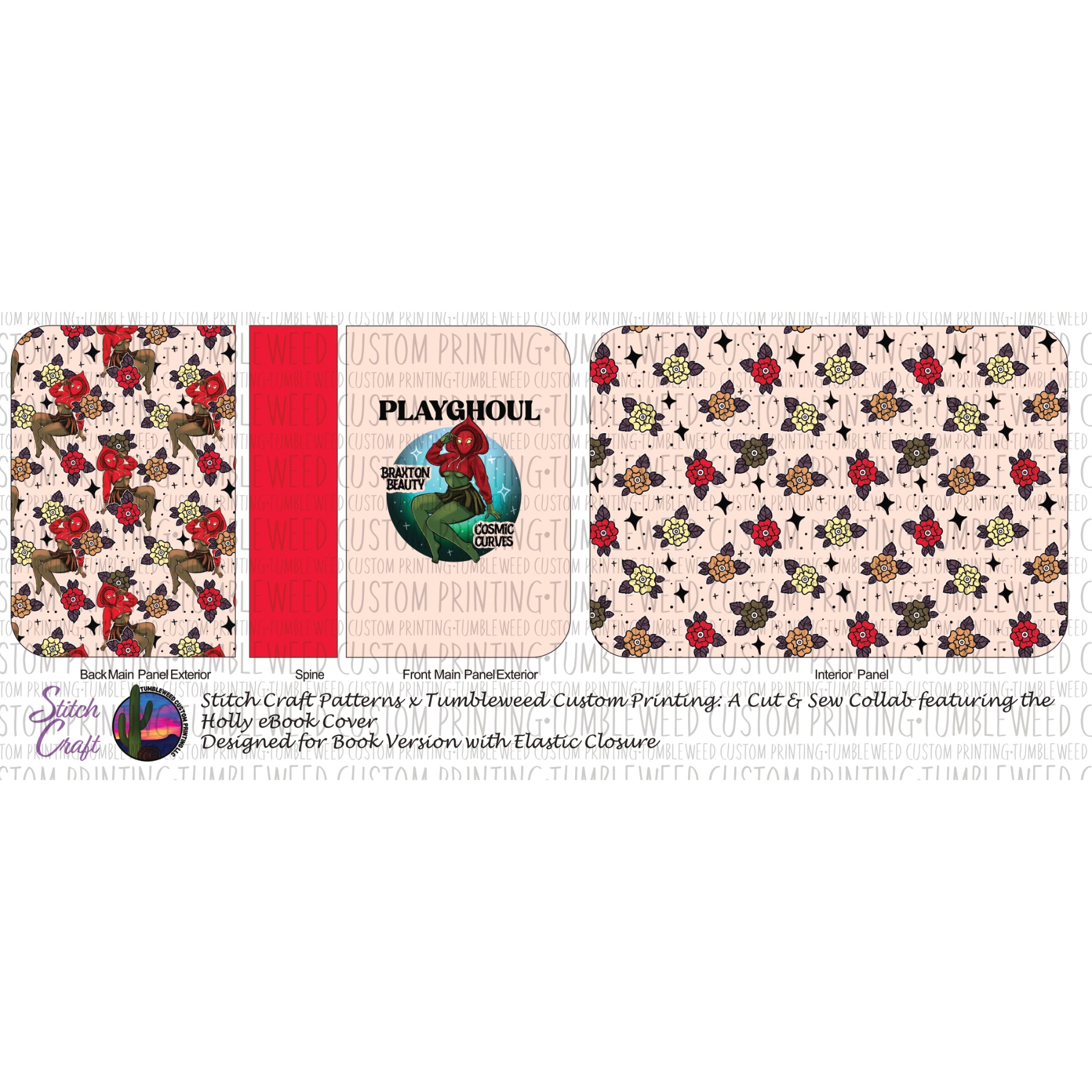 Stitch Craft Patterns - Holly eBook Cover - Playghoul Alien V1 (Book Cover Version)