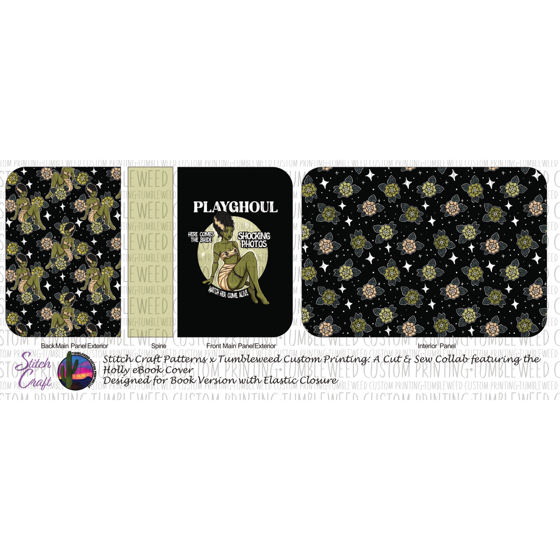 Stitch Craft Patterns - Holly eBook Cover - Playghoul Bride V2 (Book Cover Version)