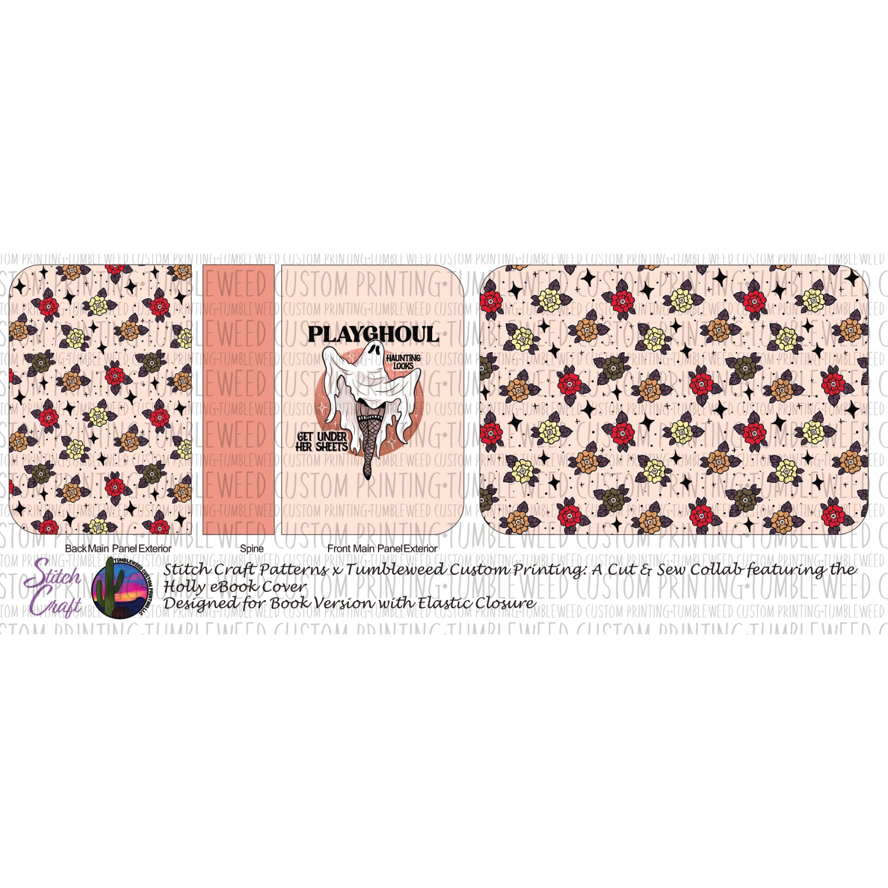 Stitch Craft Patterns - Holly eBook Cover - Playghoul Ghost (Book Cover Version)