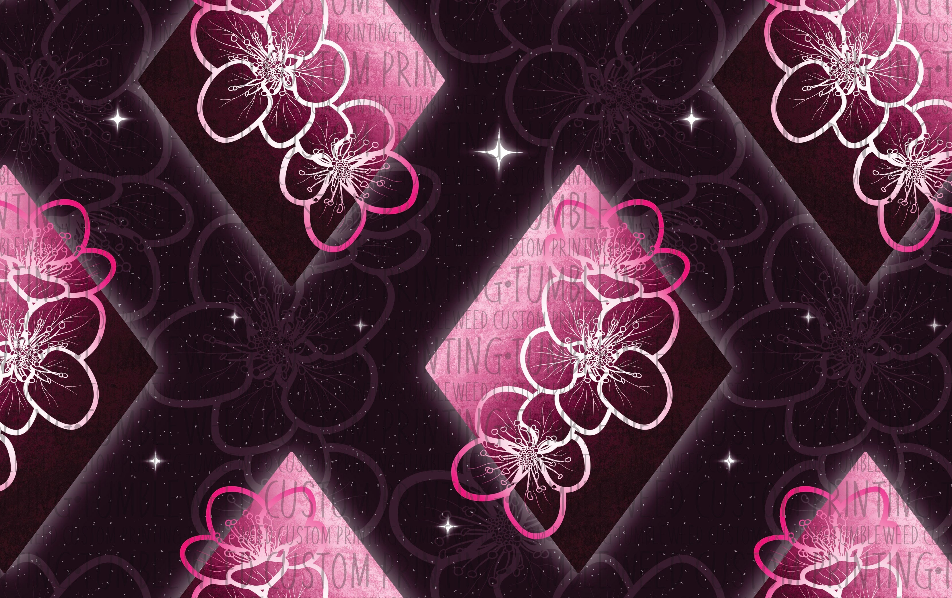 The Amber Lily Studio - Geo Florals Pink