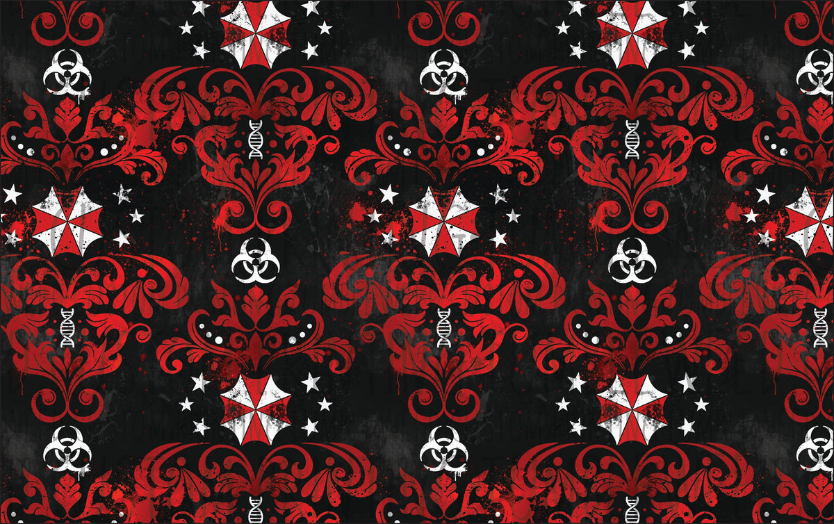 Weirdling Designs - Rainy Day Corp Damask