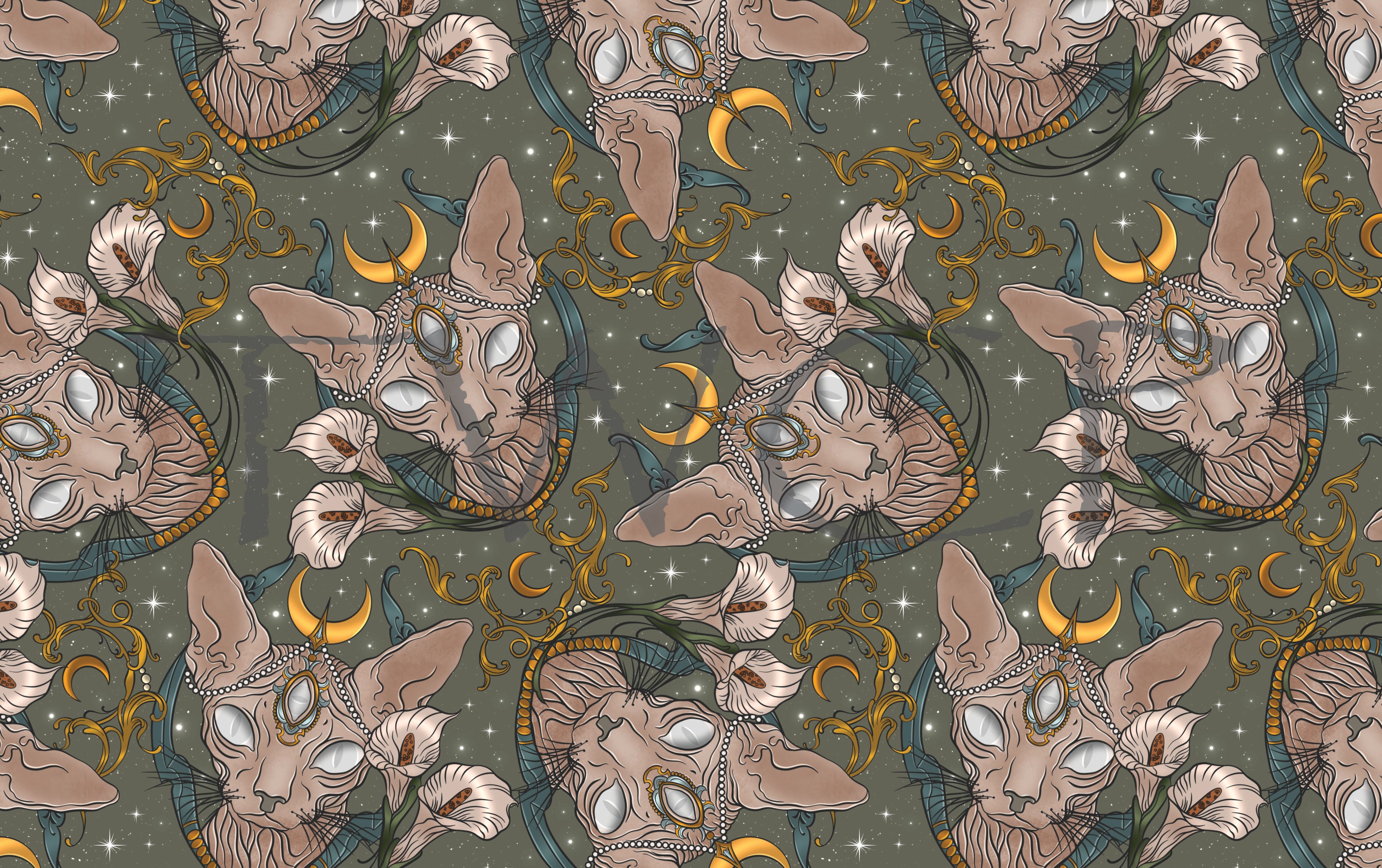 Whimsy Pixie Designs - All-Seeing Sphynx Sage