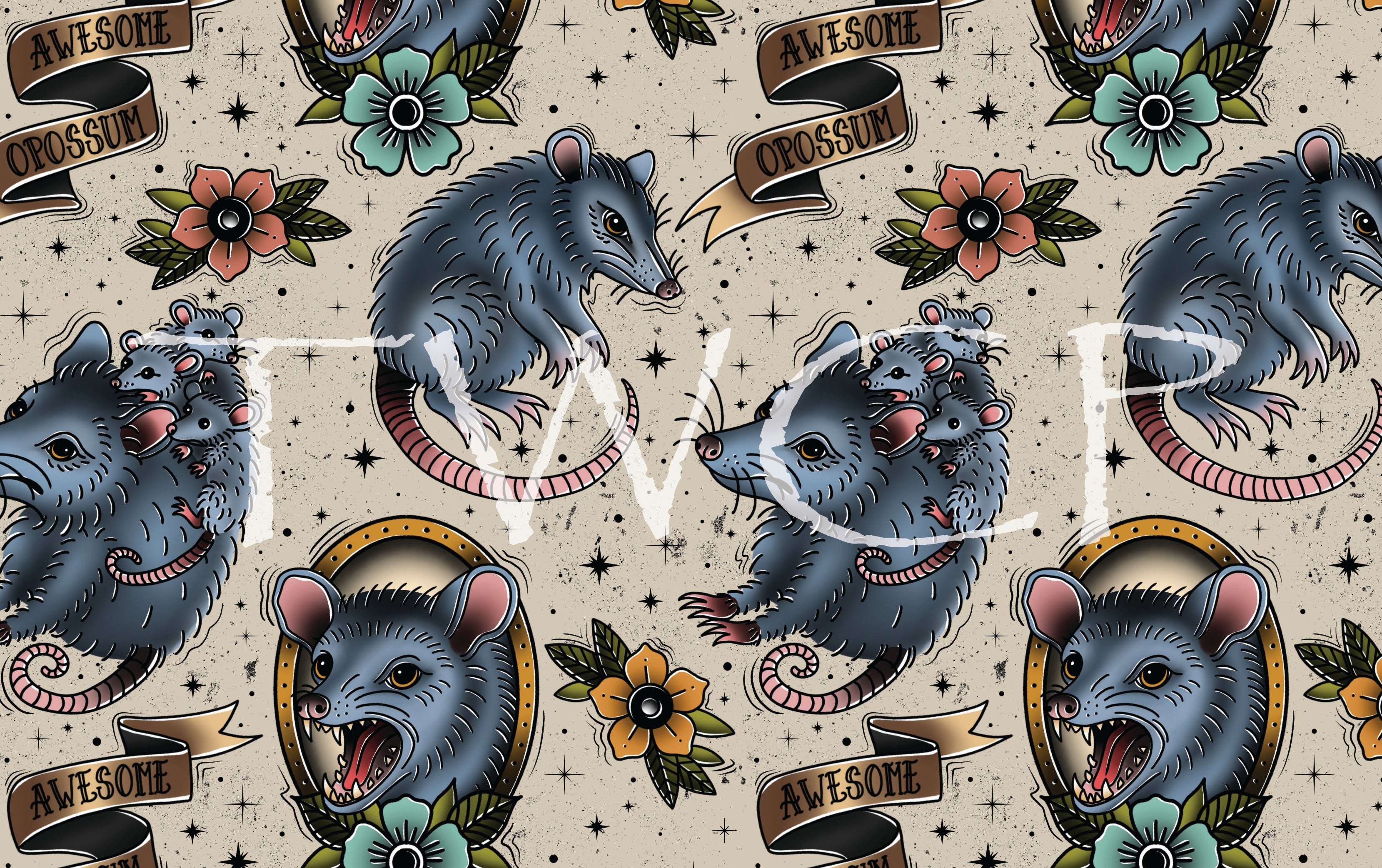 Whimsy Pixie Designs - Awesome Opossum Nude
