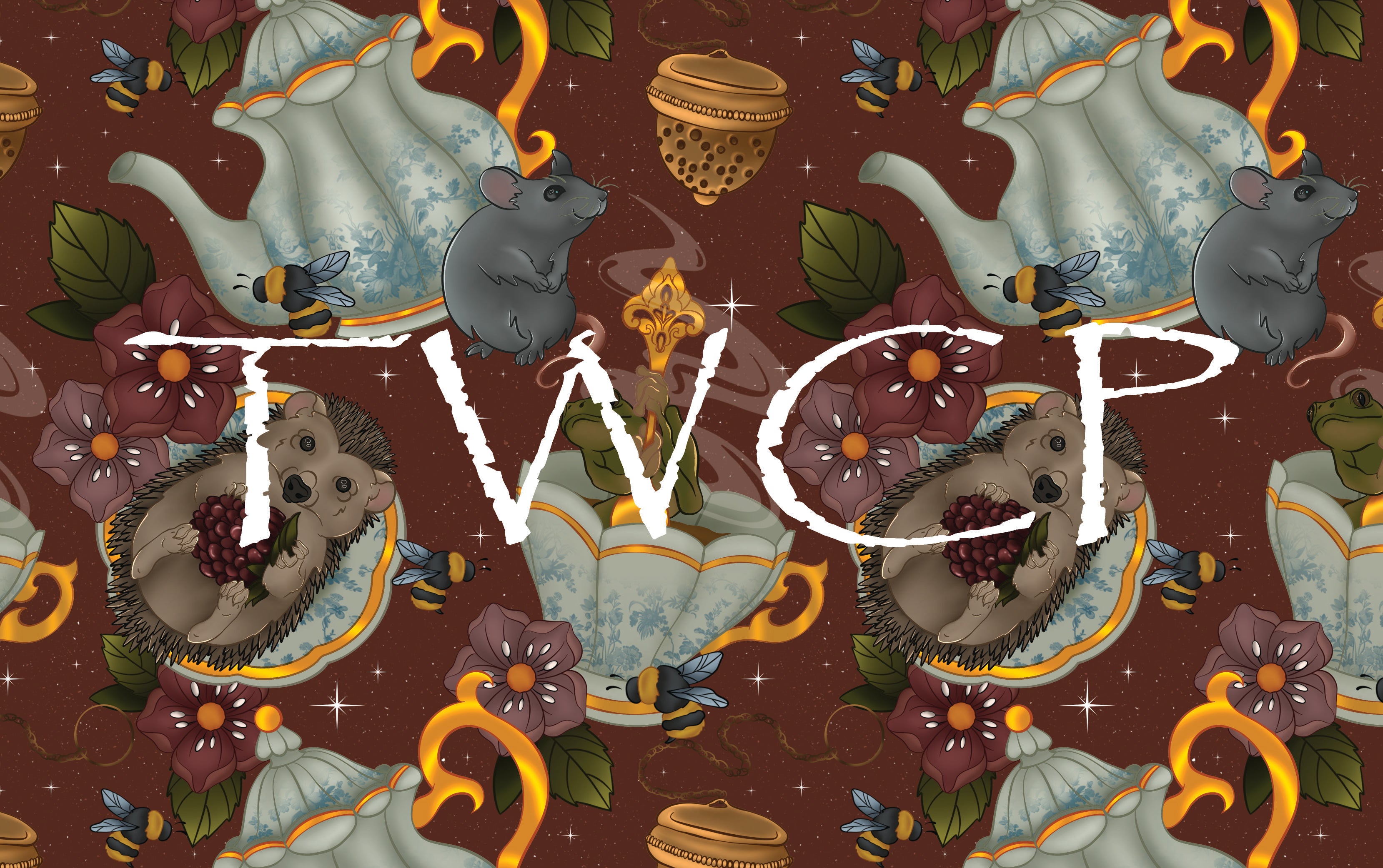 Whimsy Pixie Designs - Forest Friend Tea Time Brick