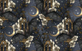 Whimsy Pixie Designs - Midnight Bats Blue