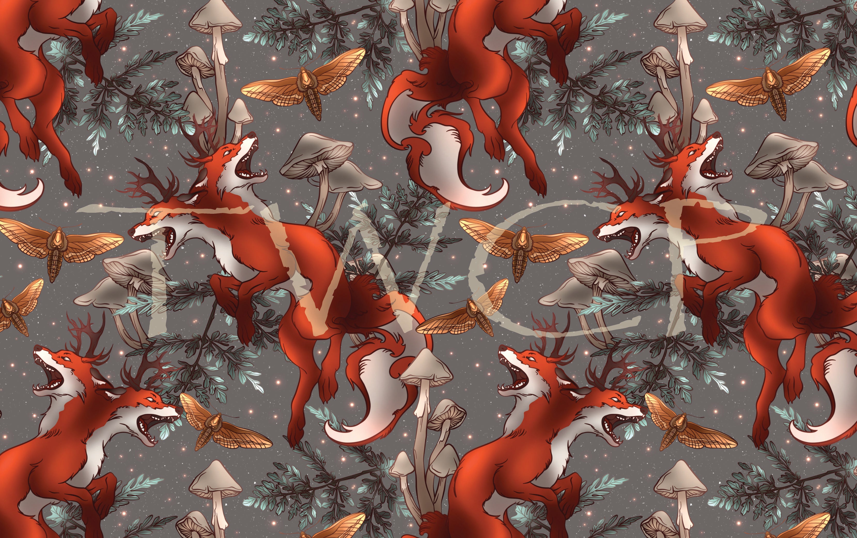 Whimsy Pixie Designs - Woodsy Fox Grey