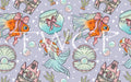 Whimsy Pixie Designs - Coquette Fishy Purple