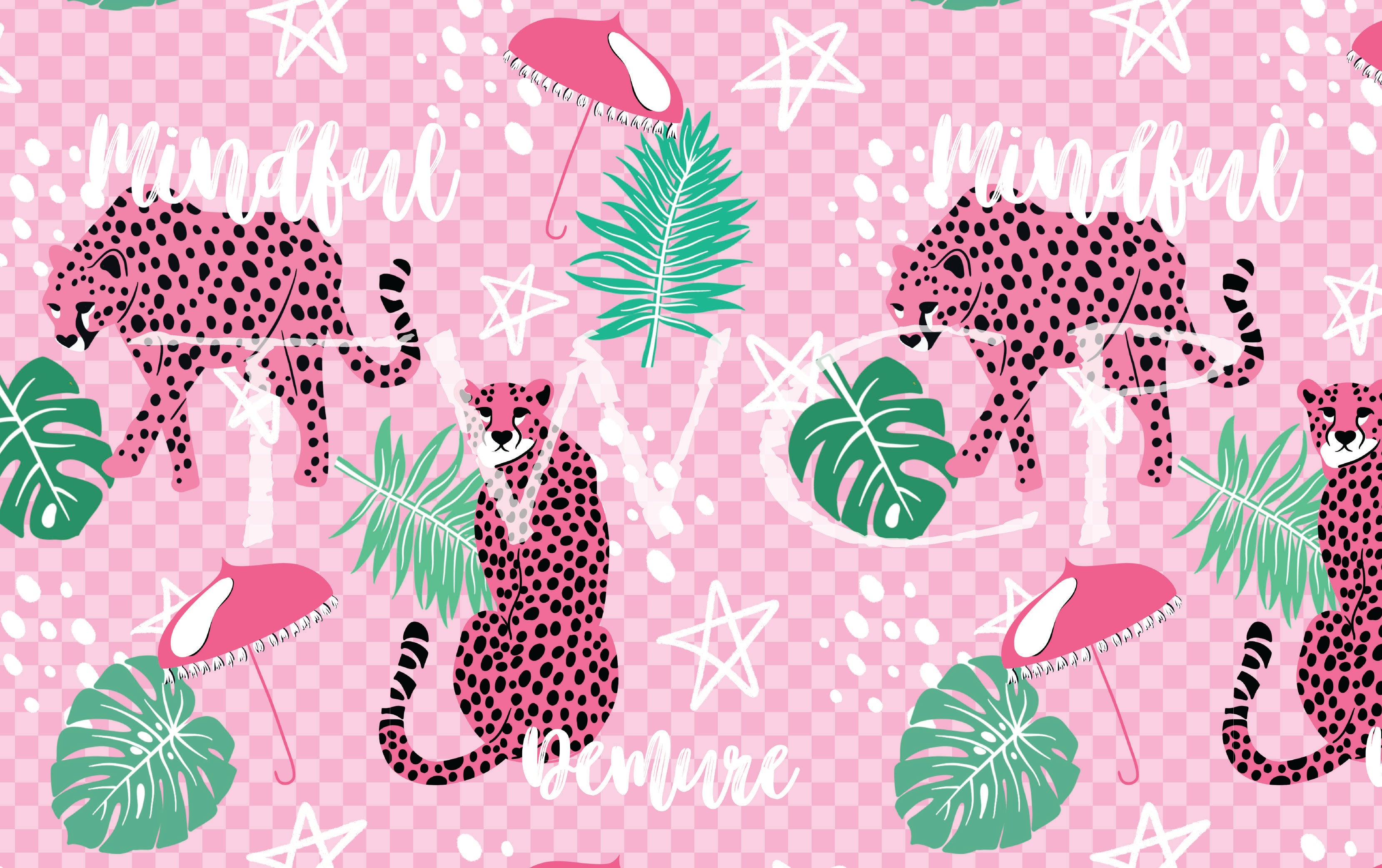 Whimsy Pixie Designs - Demure Pink Checker